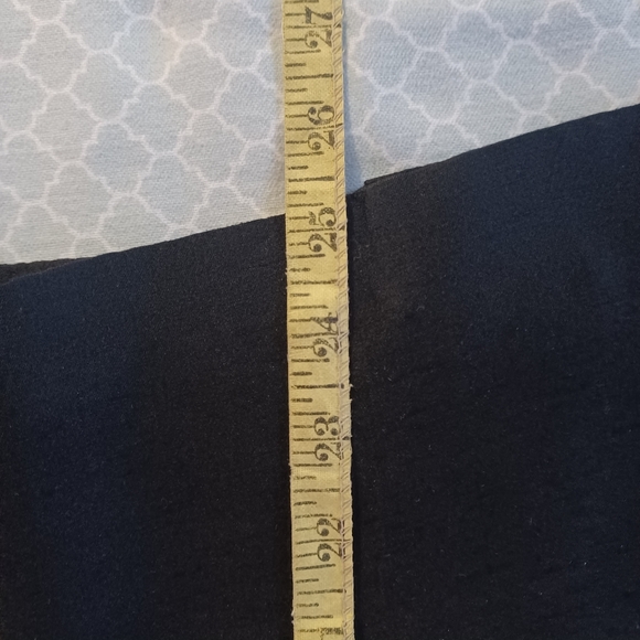 Nipon Boutique Black Open Front Blazer Size 22W ruffled trim - Picture 5 of 6